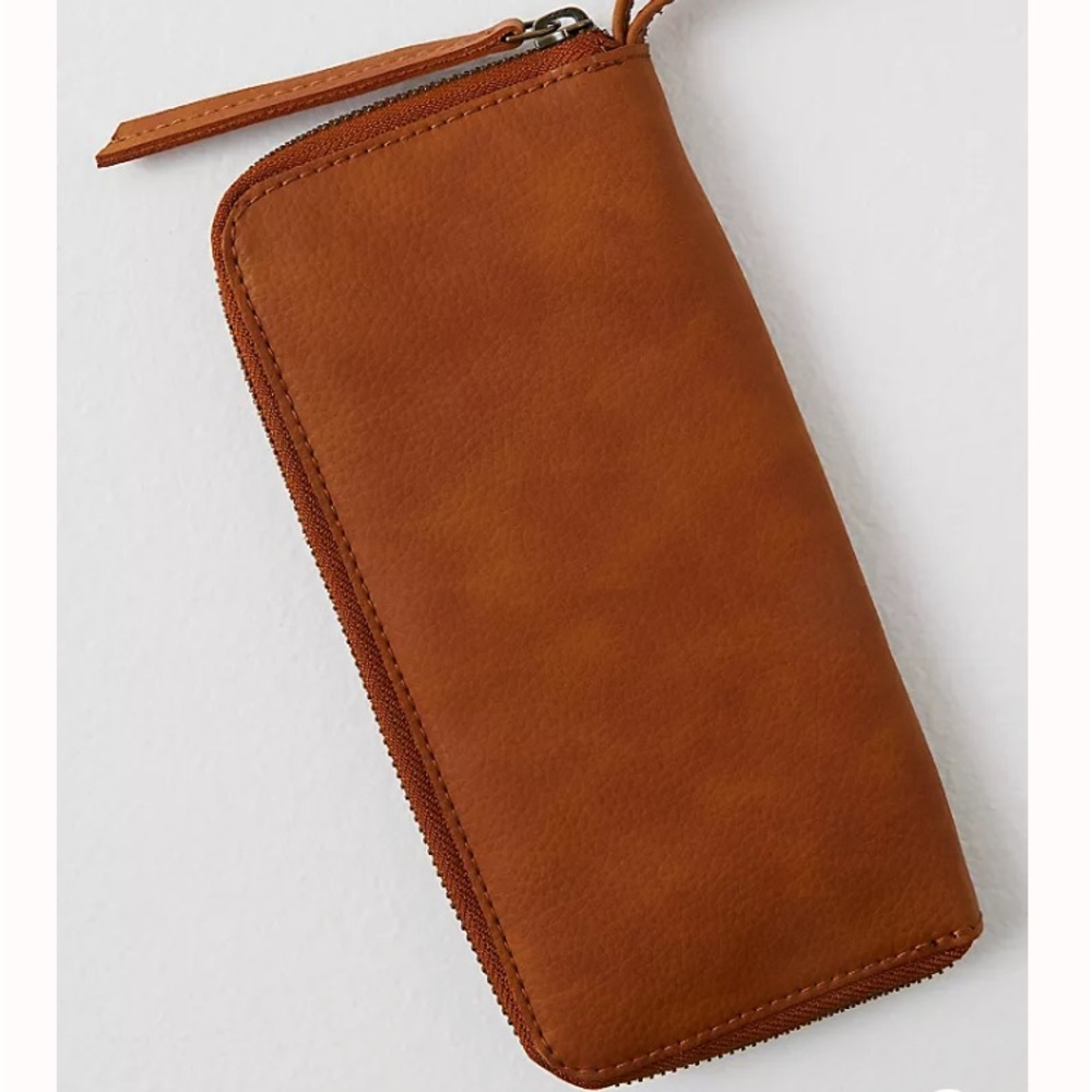 NEW Free People Distressed Vegan Wallet - Picture 5 of 8